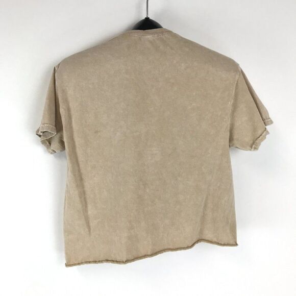 Fifth Sun Festival Tour 1976 Tee Juniors Medium Cropped Crew Neck Raw Hem Cotton - Picture 3 of 9